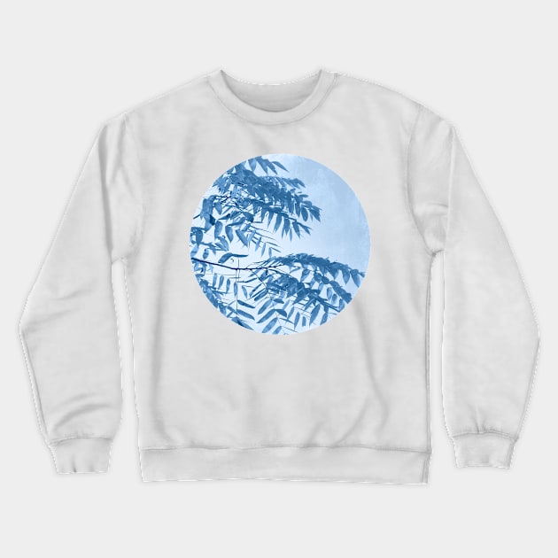 Blue foliage Crewneck Sweatshirt by Artskratch